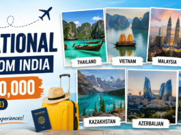 Cheapest International Trips from India Under ₹50,000